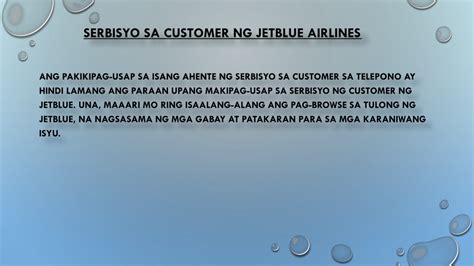 Serbisyo sa Customer .